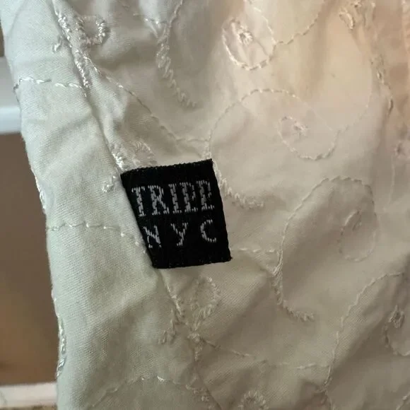 Tripp NYC 3X Cap Sleeve Corset Top White Eyelet Lace Up Renaissance Lolita Y2K - Picture 8 of 8